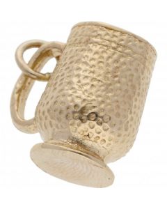 Pre-Owned 9ct Yellow Gold Drinking Cup Tankard Charm
