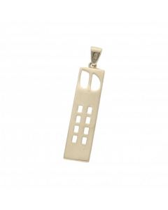 Pre-Owned 9ct Yellow Gold Rennie MacIntosh Style Pendant