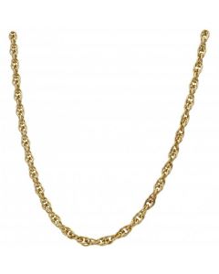 Pre-Owned 9ct Yellow Gold 24 Inch P.O.W Chain Necklace
