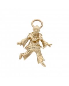 Pre-Owned 9ct Yellow Gold Clown Pendant