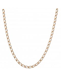 Pre-Owned 9ct Yellow Gold 20 Inch Open Oval Curb Chain Necklace