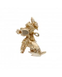 Pre-Owned 9ct Yellow Gold Dog & Shoe Charm