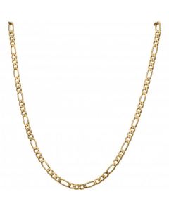Pre-Owned 9ct Yellow Gold 31 Inch Figaro Chain Necklace