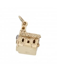 Pre-Owned 9ct Yellow Gold Church Charm