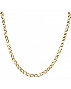 Pre-Owned 9ct Yellow Gold 15.5 Inch Curb Chain Necklace