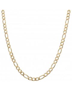 Pre-Owned 9ct Yellow Gold 26 Inch Figaro Chain Necklace
