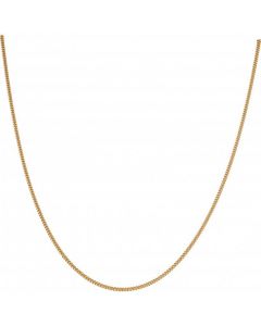 New 9ct Yellow Gold 20 Inch Solid Curb Chain Necklace