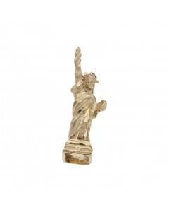 Pre-Owned 9ct Yellow Gold Statue Of Liberty Charm