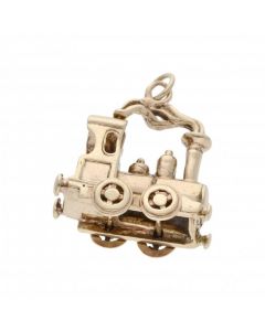 Pre-Owned 9ct Yellow Gold Train Charm