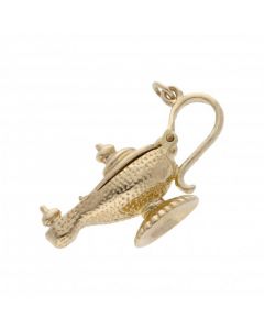 Pre-Owned 9ct Yellow Gold Opening Genie Lamp Charm