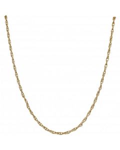 Pre-Owned 9ct Yellow Gold 19 Inch P.O.W Chain Necklace