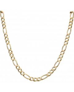 Pre-Owned 9ct Yellow Gold 21 Inch Figaro Chain Necklace
