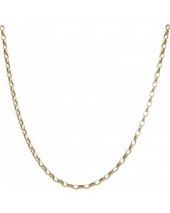 Pre-Owned 9ct Yellow Gold 17 Inch Belcher Chain Necklace