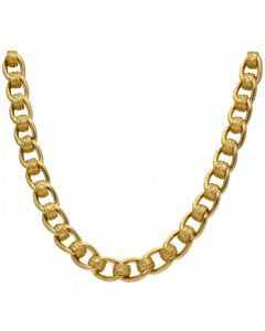 New 9ct Gold Solid Heavy 26 Inch Rollerball Chain Necklace 5.6oz
