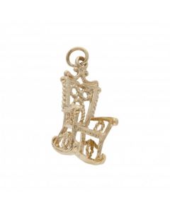 Pre-Owned 9ct Yellow Gold Rocking Chair Charm