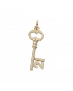 Pre-Owned 9ct Yellow Gold Age 21 Key Charm Pendant