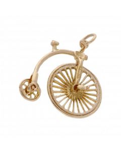 Pre-Owned 9ct Yellow Gold Penny Farthing Charm