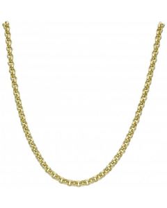 New 9ct Yellow Gold 20" Solid Round Belcher Chain Necklace 1.2oz