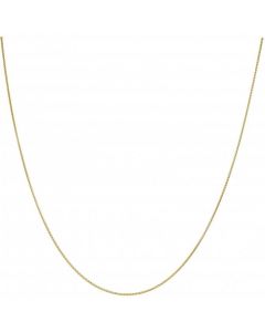 New 9ct Yellow Gold 20" Diamond-Cut Spiga Chain Necklace