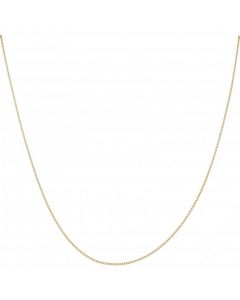 New 9ct Yellow Gold 20" Diamond-Cut Curb Link Chain Necklace
