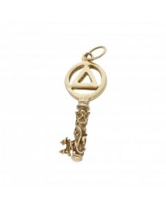 Pre-Owned 9ct Yellow Gold Ornate Key Charm