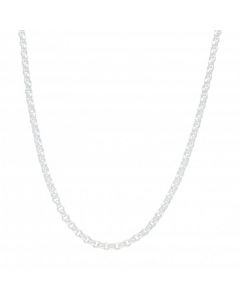 New Sterling Silver 22 Inch Round Belcher Chain Necklace