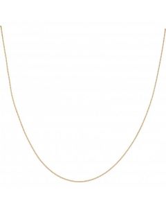 New 9ct Yellow Gold Adjustable 16"-18" Curb Chain Necklace