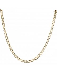 Pre-Owned 9ct Yellow Gold 18 Inch Double Curb Chain Necklace