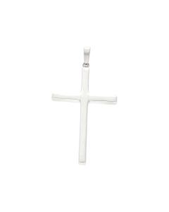 New Sterling Silver Large Cross Pendant
