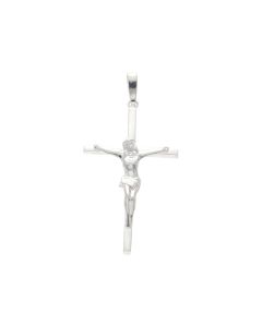 New Sterling Silver Medium Crucifix Pendant