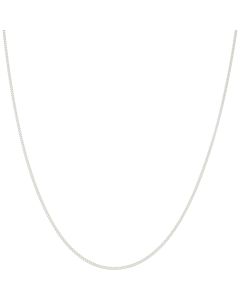 New Sterling Silver 18 Inch Fine Curb Chain Necklace