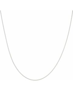 New Sterling Silver 20" Fine Curb Link Chain Necklace