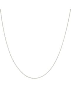 New Sterling Silver 22 Inch Panza Curb Link Chain Necklace