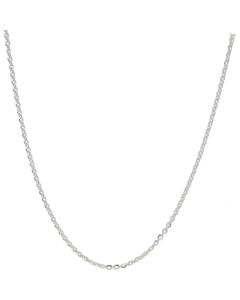 New Sterling Silver 20 Inch Flat Belcher Link Chain Necklace
