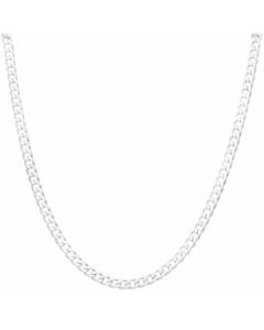 New Sterling Silver 20" Solid Curb Link Chain Necklace 17g