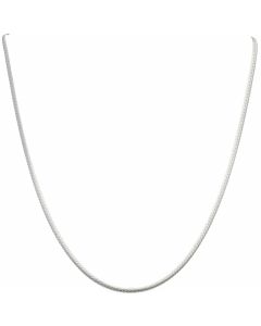 New Sterling Silver 18" Oval Herringbone Link Chain Necklace