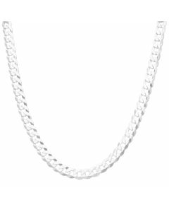 New Sterling Silver Solid 20" Curb Chain Necklace 1oz