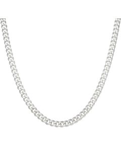 New Sterling Silver 20" Curb Chain Necklace 1.1oz