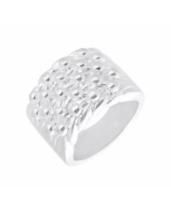 New Sterling Silver 5 Row Keeper Ring