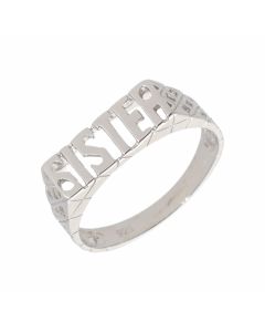 New Sterling Silver Sister Dress Ring