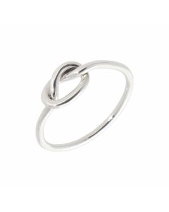 New Sterling Silver Small Knot Ring