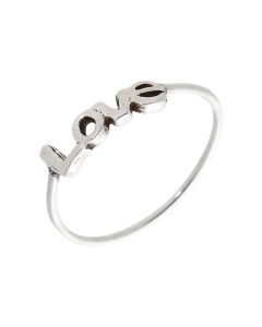 New Sterling Silver LOVE Ring
