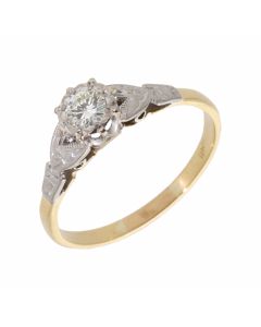 Pre-Owned Vintage 0.25 Carat Diamond Solitaire Ring