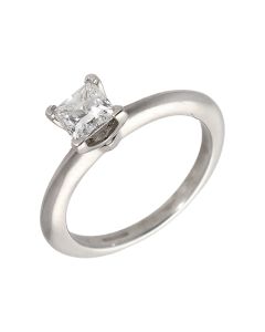 Pre-Owned Tiffany & Co Platinum 0.50ct Diamond Solitaire Ring