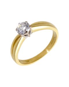 Pre-Owned 18ct Yellow Gold 0.68 Carat Diamond Solitaire Ring