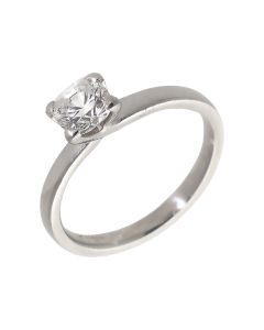 Pre-Owned Platinum GIA 0.72 Carat Diamond Solitaire Ring