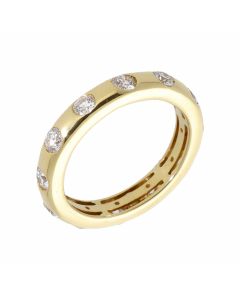 Pre-Owned 18ct Yellow Gold 1.20 Carat Diamond Set Full Band Ring