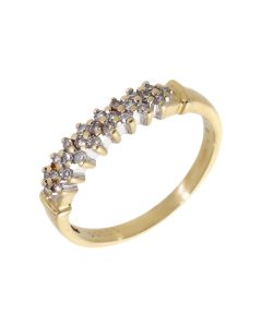 Pre-Owned 9ct Yellow Gold 0.15 Carat Diamond Dress Ring