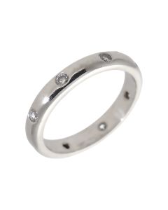 Pre-Owned Platinum 0.24 Carat Diamond Set Band Ring