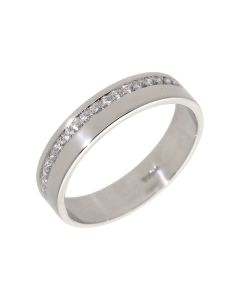 Pre-Owned Platinum 0.20 Carat Diamond Set Band Ring